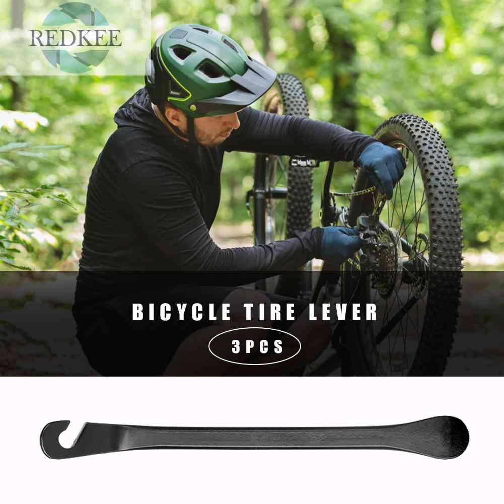3 Dụng Cụ Tháo Lốp Xe Đạp Bằng Thép Màu Đen
