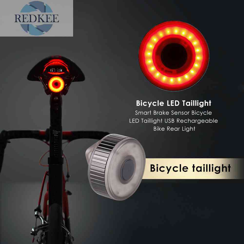 Đèn LED Đuôi Xe Đạp 3 Chế Độ Kèm Sạc USB Chống Thấm Nước Tiện Dụng