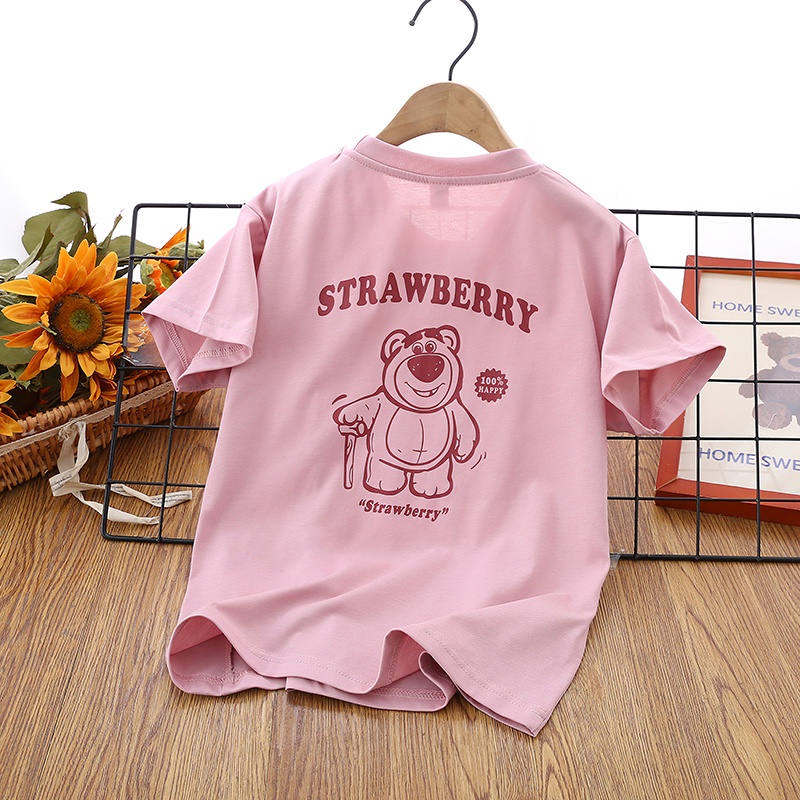 Áo Thun Lotso Pringting Thời Trang Hàn Quốc Cho Bé Gái