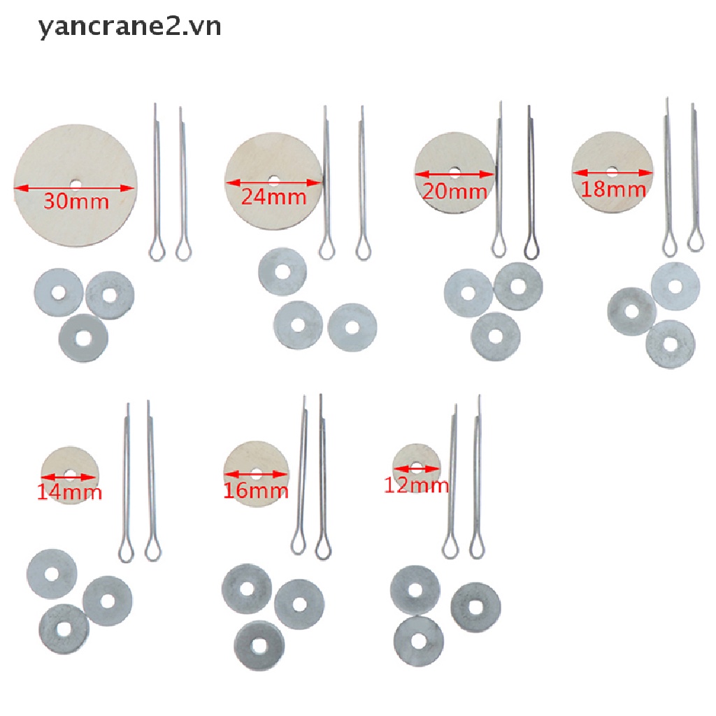 Set 10 Bộ Khớp Nối Gấu Bông 12-30mm Làm Đồ Chơi Thủ Công DIY