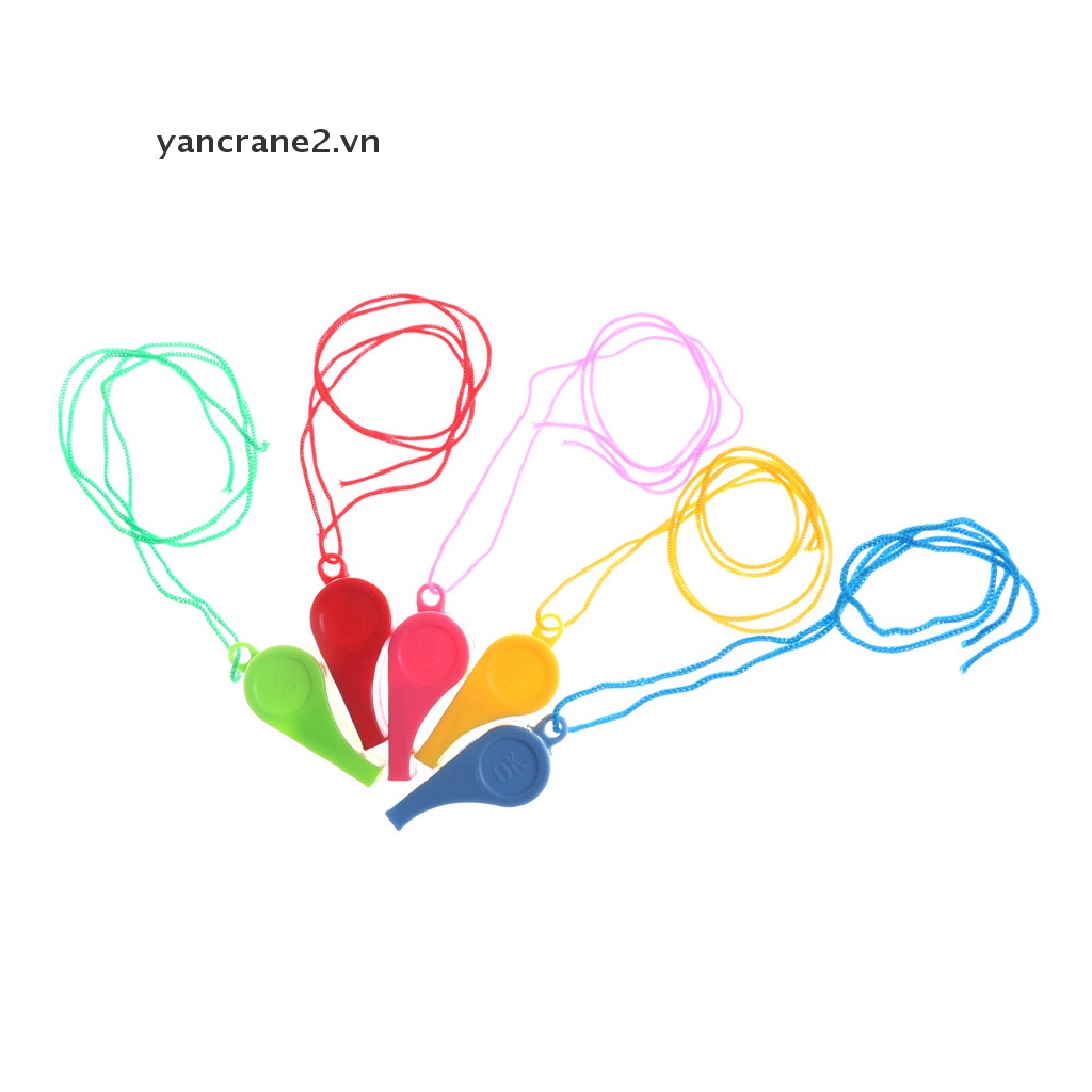 Set 5 Còi Đồ Chơi Bằng Nhựa yancrane2.vn Cho Bé