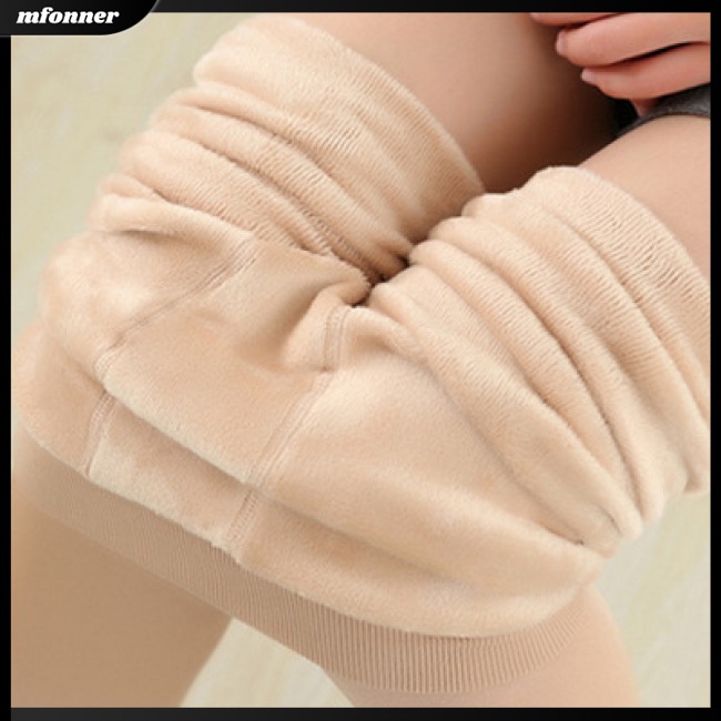 Quần Tất Lưng Cao Co Giãn Giữ Ấm Mùa Đông Cho Nữ