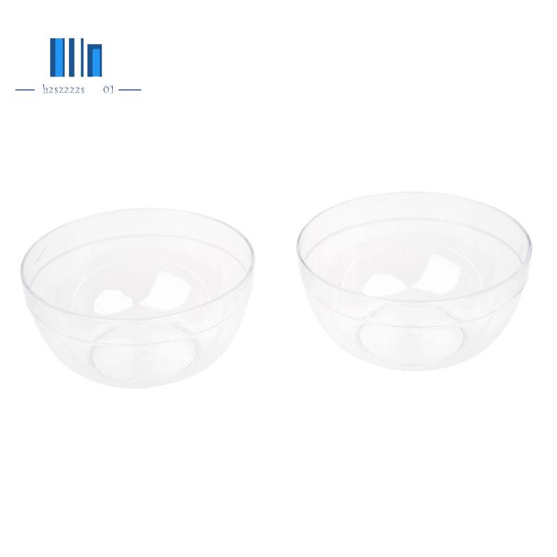 Set 2 Chén Nhựa Trong Suốt Đựng Mặt Nạ DIY 9Cmx4.5Cm