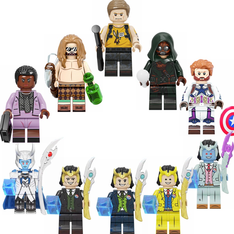 Mô Hình Đồ Chơi Nhân Vật Loki Thor Marvel Wanda Minifigures Dễ Thương Dùng Làm Quà Tặng Sinh Nhật Cho Bé