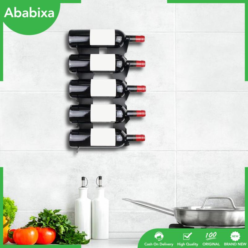 Giá Đỡ Chai Lọ Bằng Kim Loại Gắn Tường Tiện Dụng Cho Phòng Bếp / Phòng Ăn
