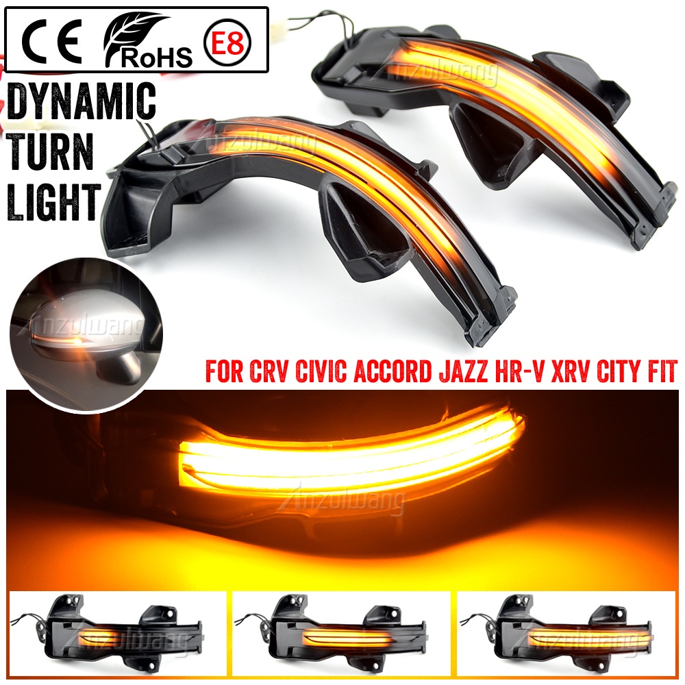 Bộ 2 Đèn LED Tín Hiệu Cho Honda BRV HRV CRV Odyssey Fit Jazz City Freed Brio Mobilio Vezel