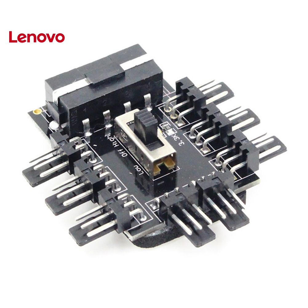 Quạt Tản Nhiệt Đa Chiều IDE 1 Sang 8 3Pin 12V PCB Dành Cho Máy Tính