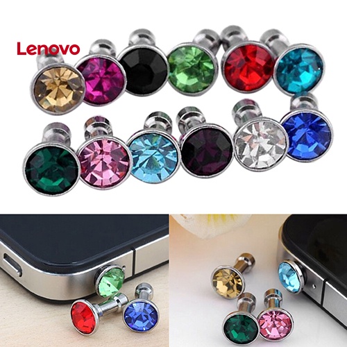 Bộ 12 Nút Chặn Lỗ Cắm Chống Bụi 3.5mm Hình Hoa Hướng Dương Bằng Đồng Đính Đá Nhiều Màu Cho iPhone