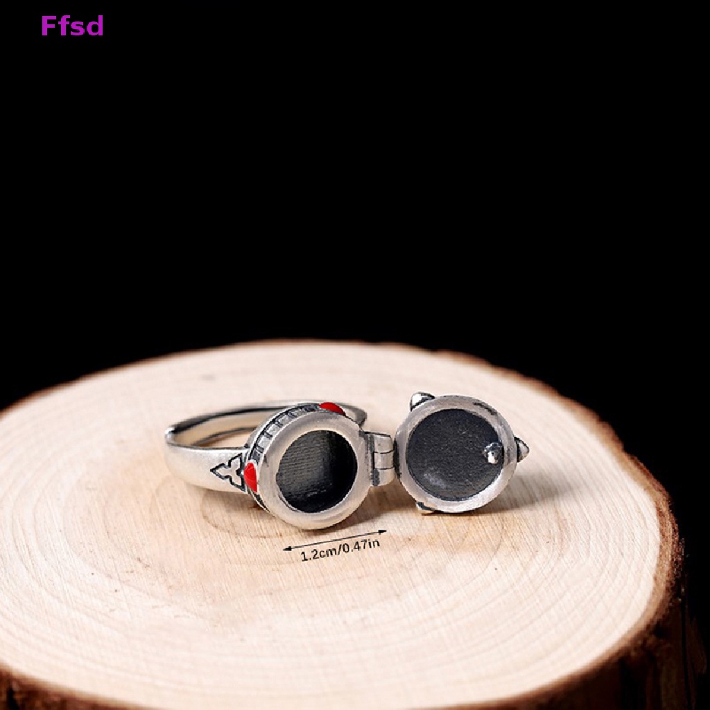 {Ffsd} Hộp Nhẫn Mở Hình Hoa Hồng Thiết Kế Sáng Tạo Cổ Điển Có Thể Điều Chỉnh * Bán Chạy