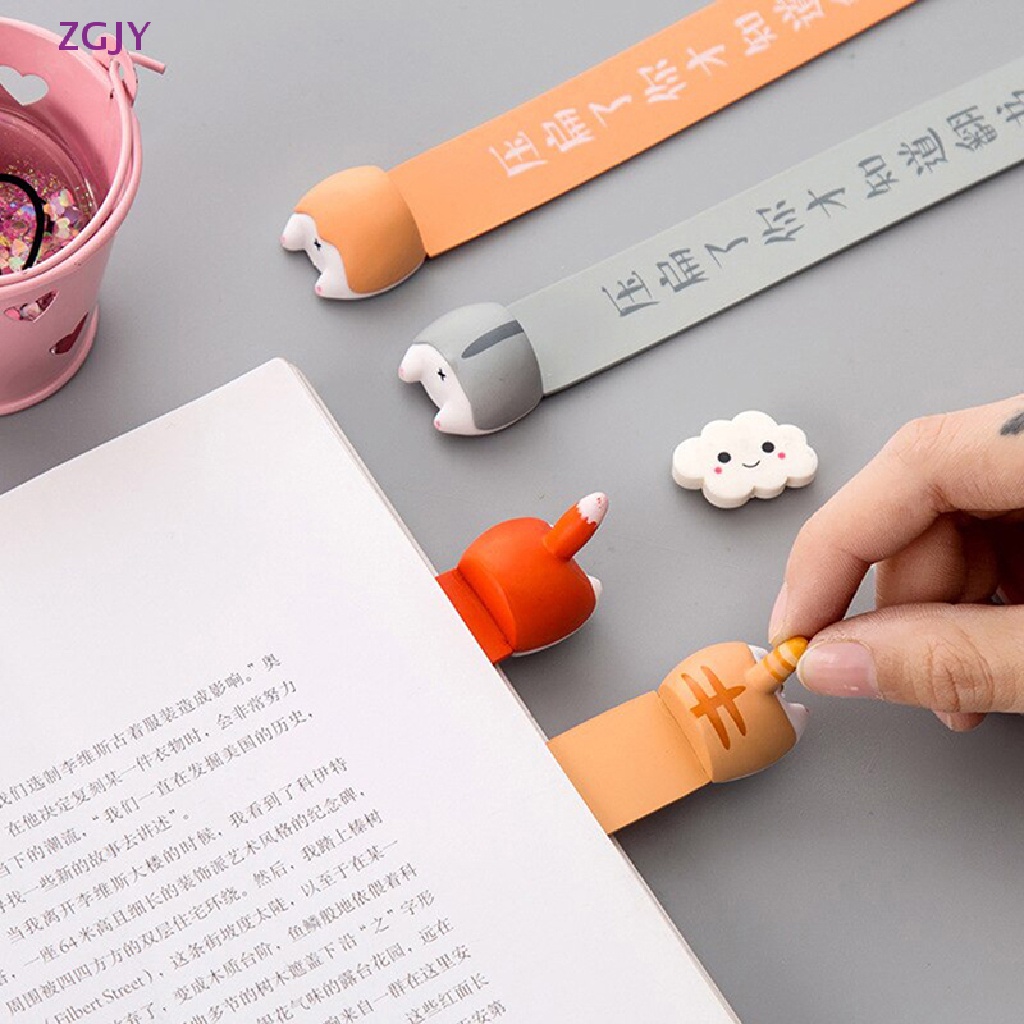 Thẻ Đánh Dấu Trang Sách Hình Thú Cưng / Chuột Hamster / Mèo / Cáo Sáng Tạo Mới Lạ Dùng Làm Quà Tặng Trường Học