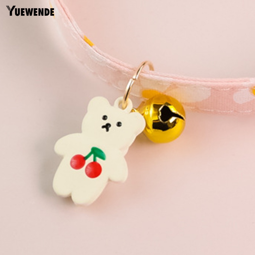 Vòng Cổ Mềm Mại Có Thể Điều Chỉnh Gắn Chuông Dành Cho Mèo Cưng