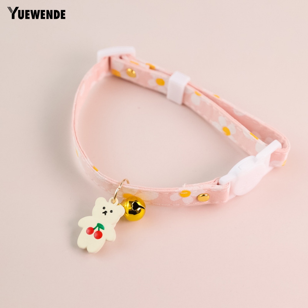 Vòng Cổ Mềm Mại Có Thể Điều Chỉnh Gắn Chuông Dành Cho Mèo Cưng