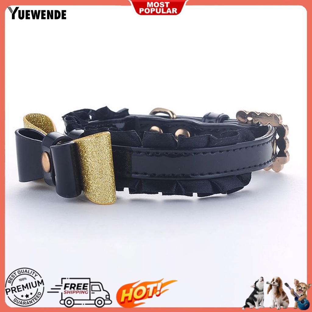 Ye.b Vòng Cổ Màu Đen Tinh Tế Phù Hợp Với Mọi Mùa Dành Cho Mèo