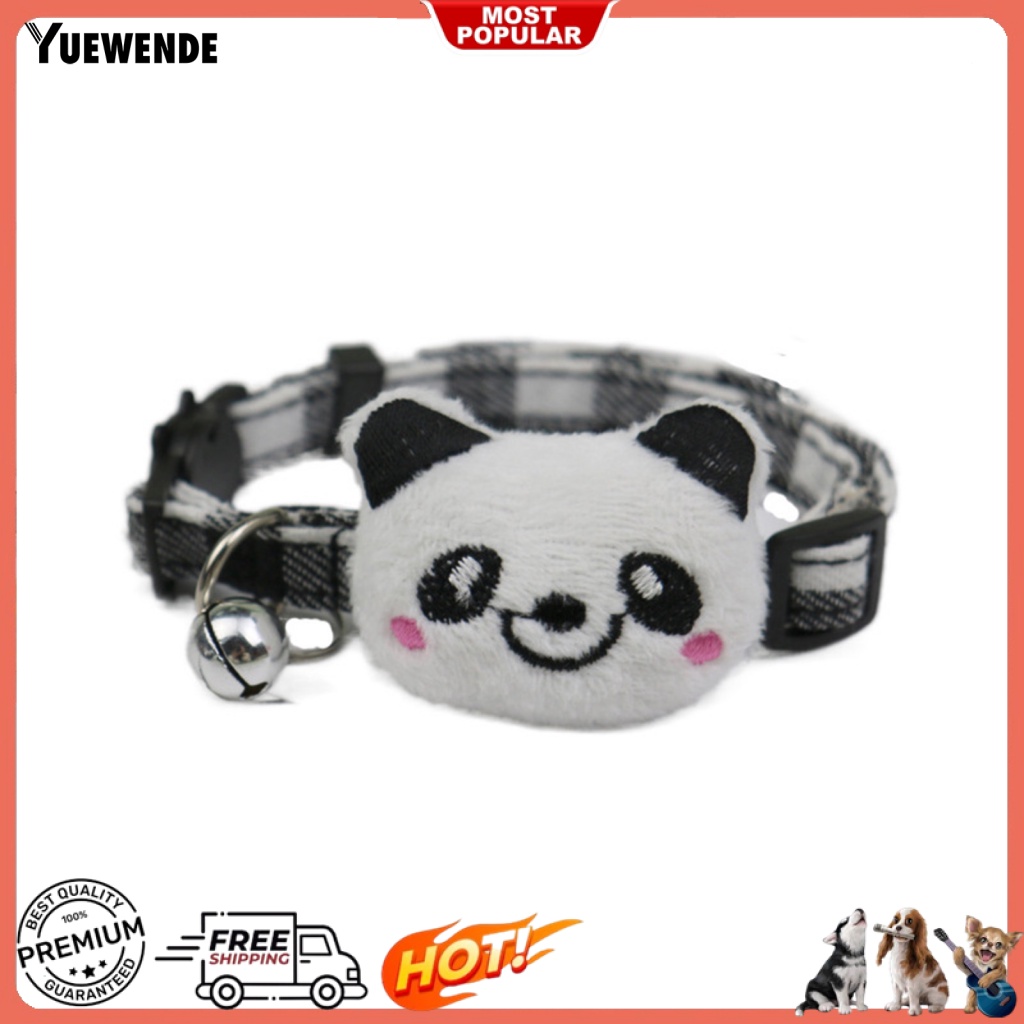Vòng Cổ Họa Tiết Gấu Trúc Hoạt Hình Trọng Lượng Nhẹ Cho Thú Cưng