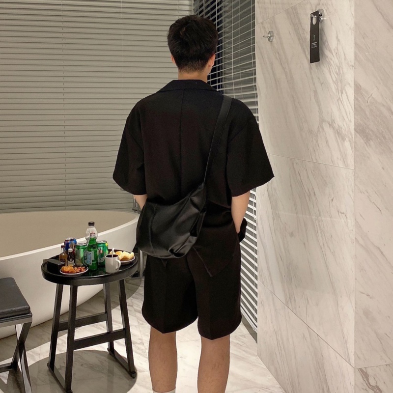 Bộ Quần Áo Ngắn Tay Phong Cách Retro Thời Trang Xuân Hè Cho Nam