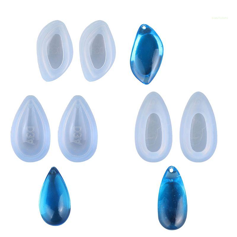 Bộ 6 Khuôn Silicone Làm Đá / Xà Phòng / Trang Sức Thủ Công DIY