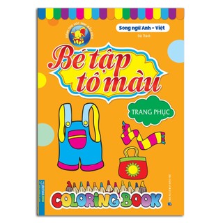 Sách - Combo 6c - Bé tập tô màu (song ngữ anh - việt)