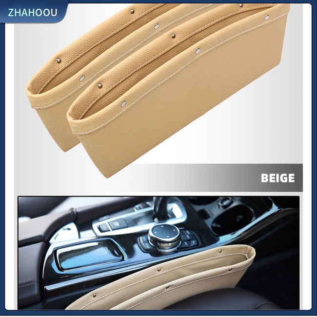 ☃Nhà Cửa☃ 1 Cặp Túi Đựng Vật Dụng Gắn Khe Hở Ghế Ngồi Xe Hơi