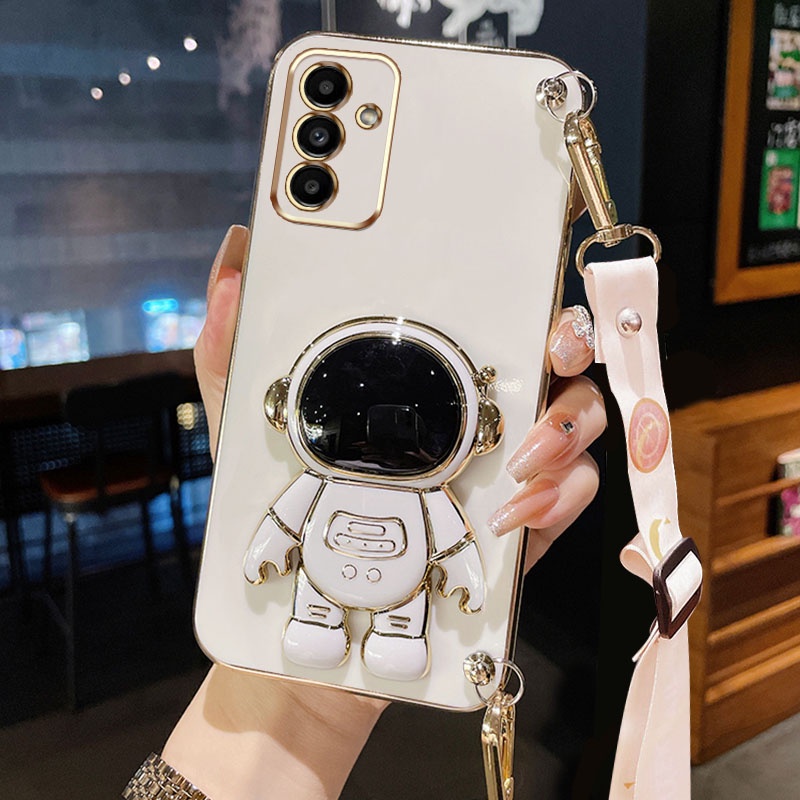 Ốp Điện Thoại Có Dây Gài Cho Samsung Galaxy A14 A13 A24 4G 5G A04S A34 A54 5G M23 F23 M14 M52 5G