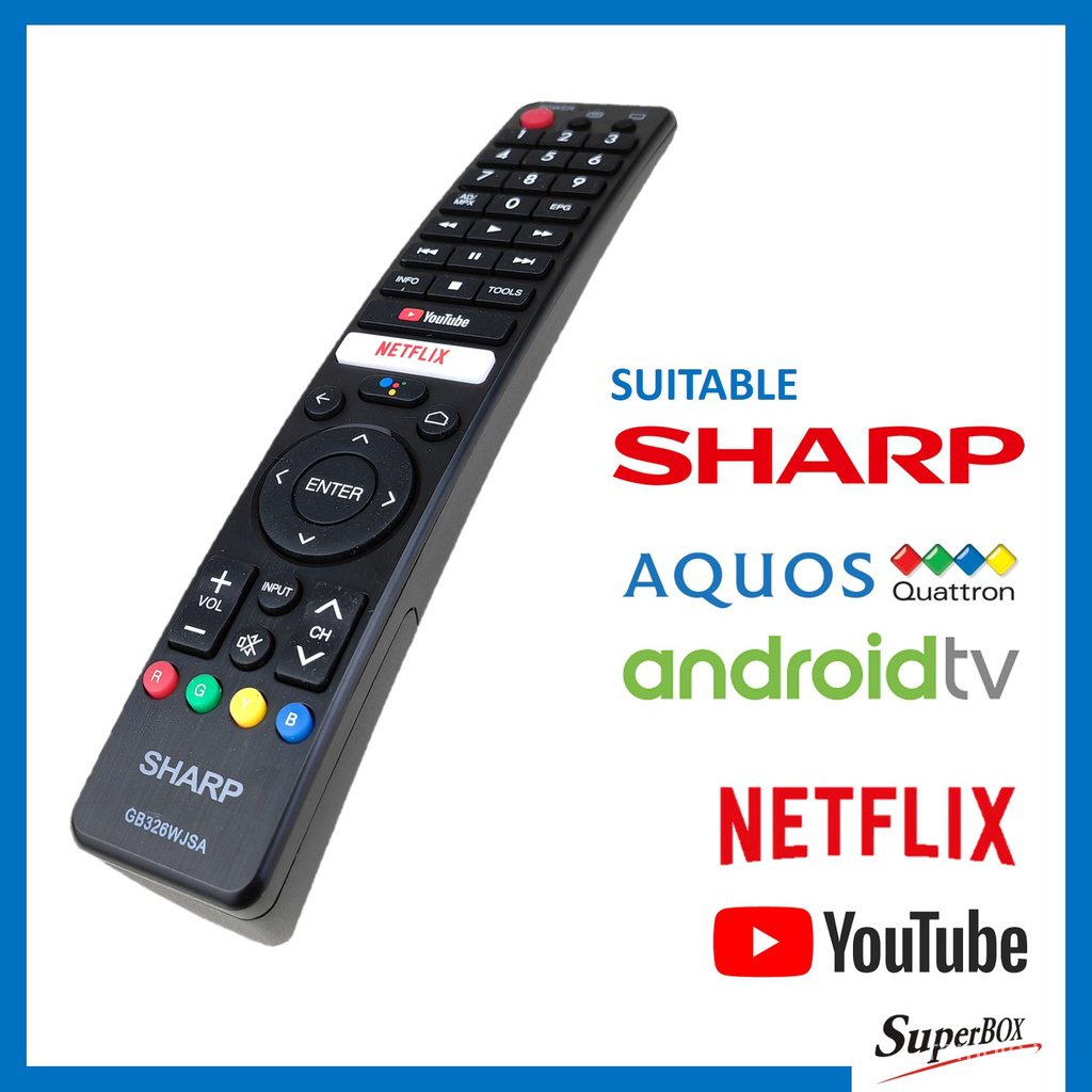 Điều Khiển Từ Xa Thay Thế Cho TV Sharp GB326