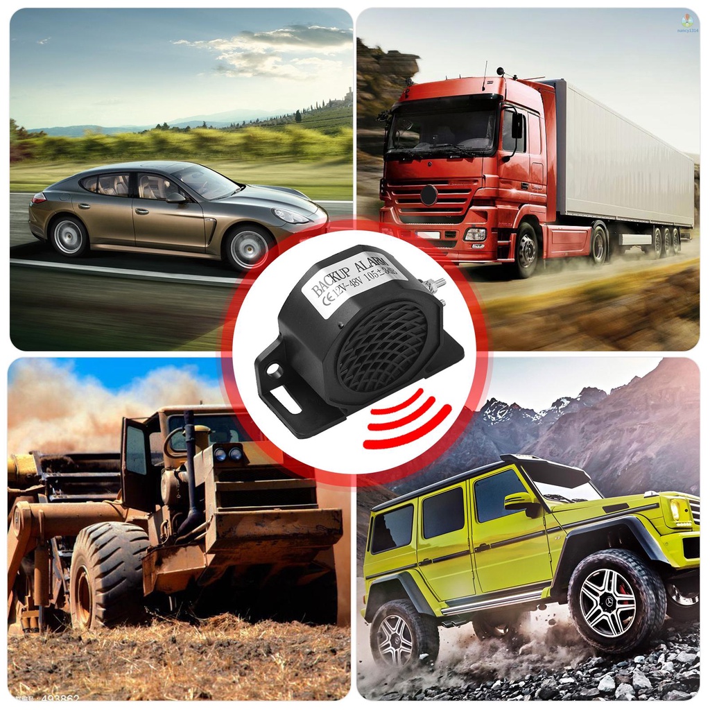 Còi Báo Động Phía Sau 12V-48V 105 ± 3dB (A) IP67 Chống Thấm Nước Cho Xe Tải / Xây Dựng
