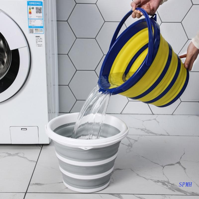 Xô Đựng Nước 10L Có Thể Gấp Gọn Tiết Kiệm Không Gian Tiện Dụng Cho Sân Vườn / Câu Cá / Cắm Trại