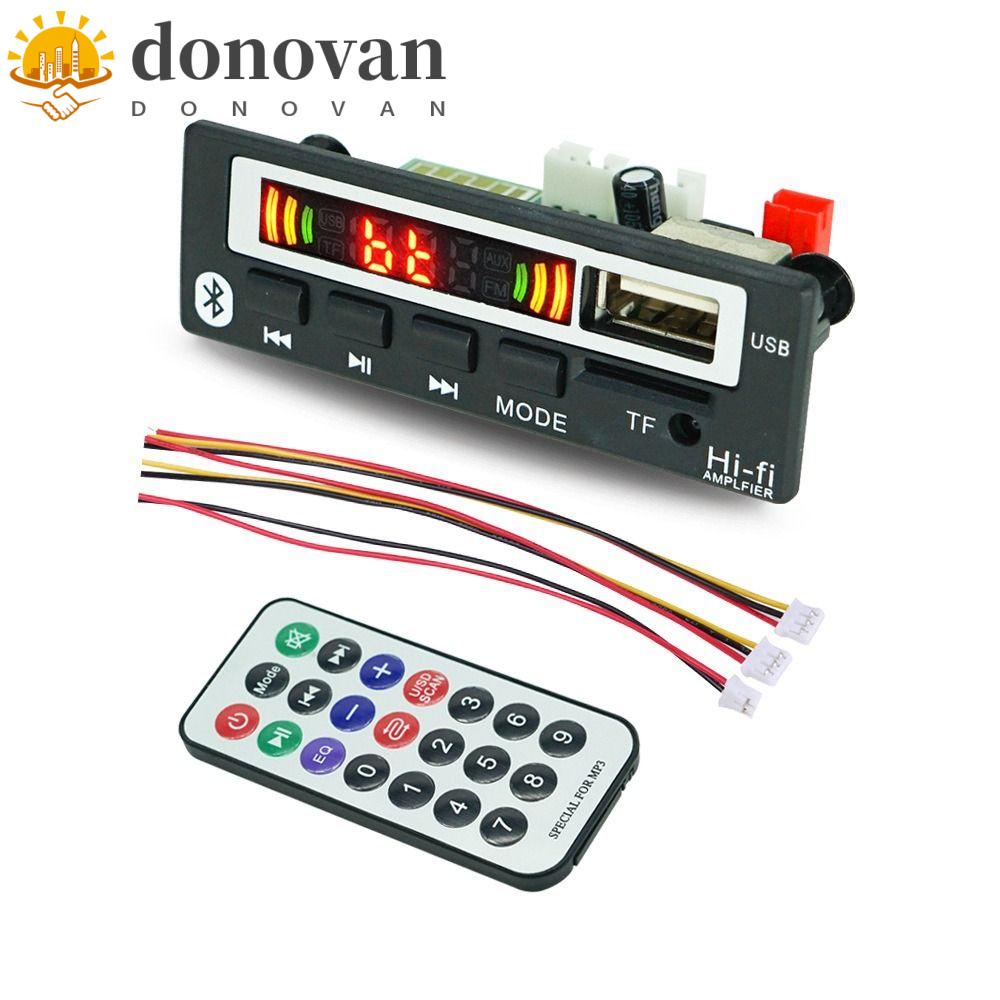 Bảng Mạch Giải Mã MP3 MP3 Không Dây TF FM Bluetooth 5.0 Cổng USB Kèm Điều Khiển Từ Xa Cho Xe Hơi