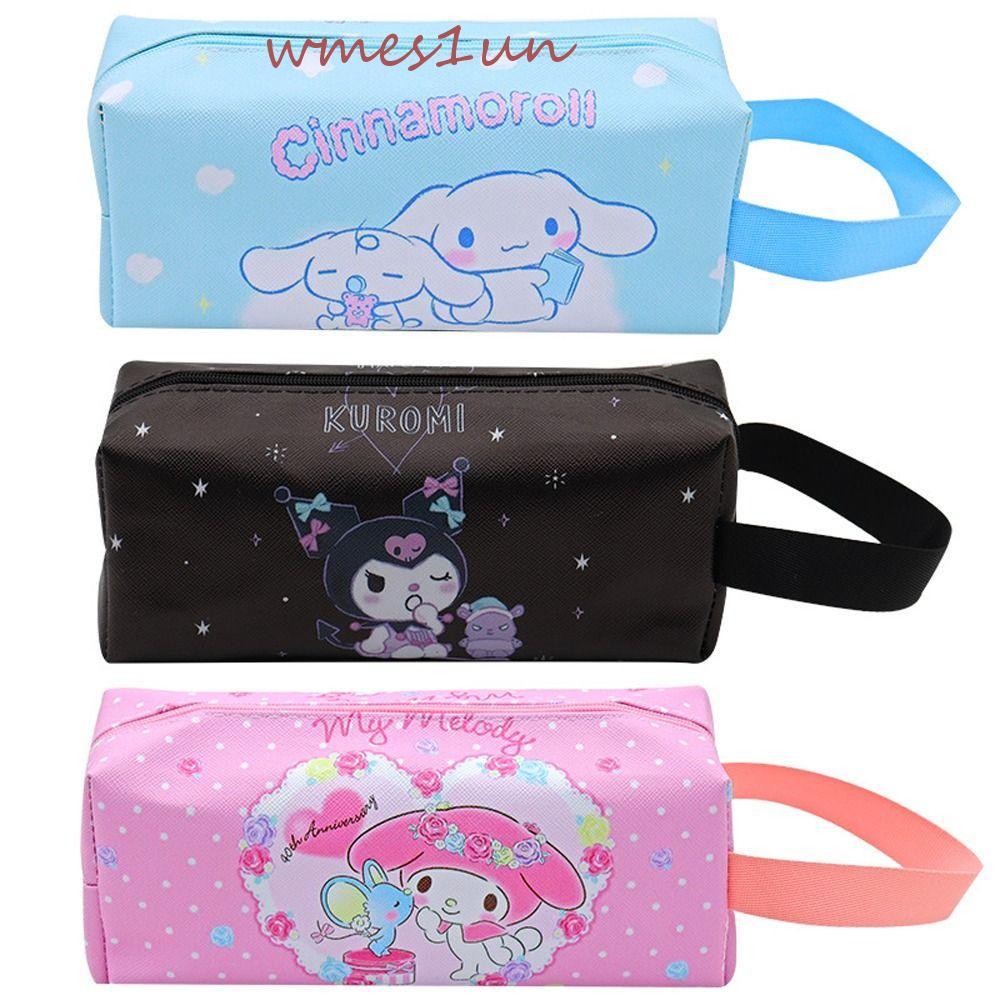 Túi Da PU Đựng Mỹ Phẩm / Son Môi / Tiền Xu Họa Tiết Melody Cinnamoroll WMES15H