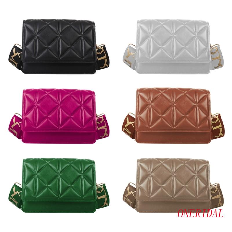 Túi Đeo Chéo Mini Hình Vuông Dập Nổi Họa Tiết Lưới Thời Trang Sang Trọng Cho Nữ