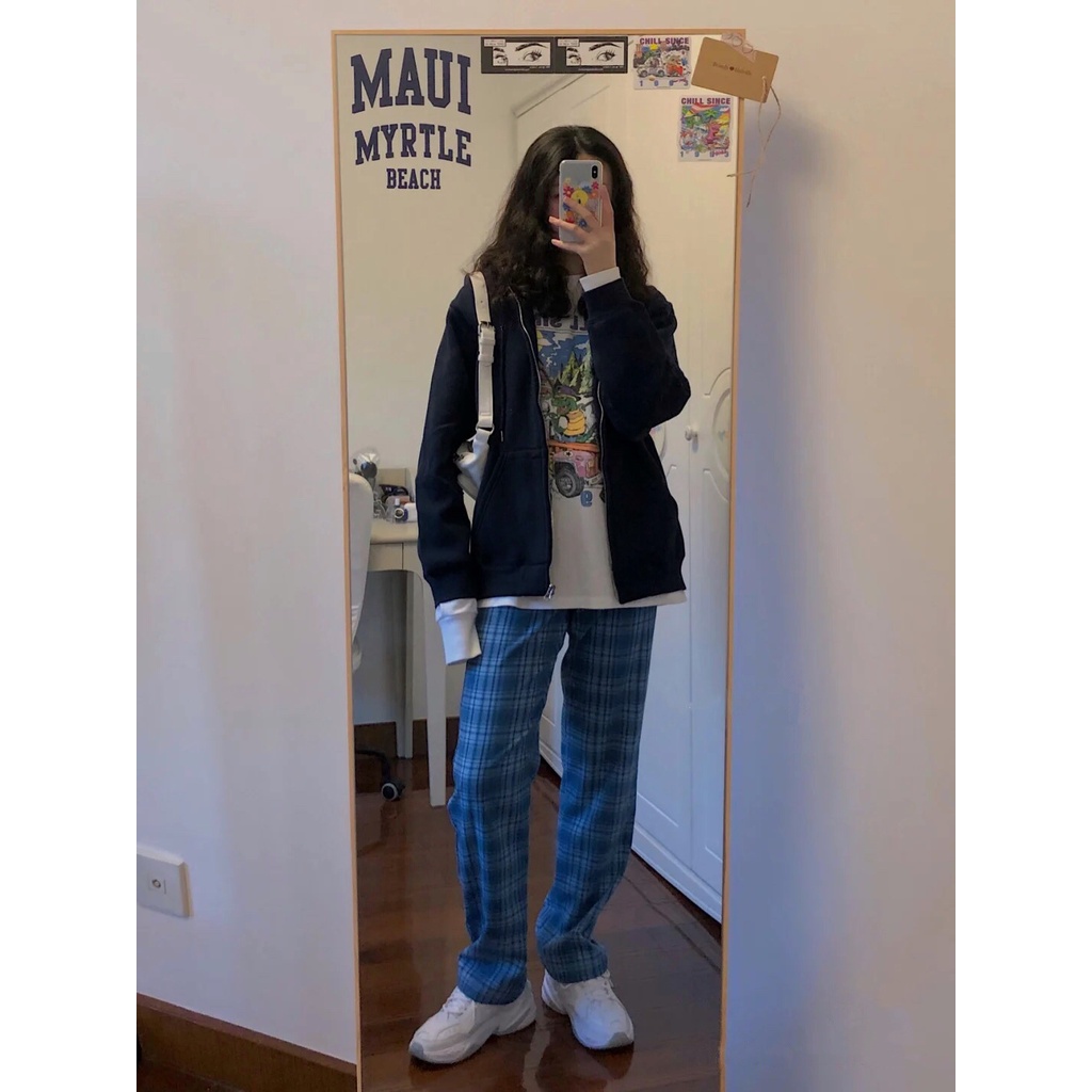 Áo Khoác Nhung Mỏng Có Khóa Kéo Màu Xám Phong Cách Xuân Thu 2023 Cho Nữ Đen