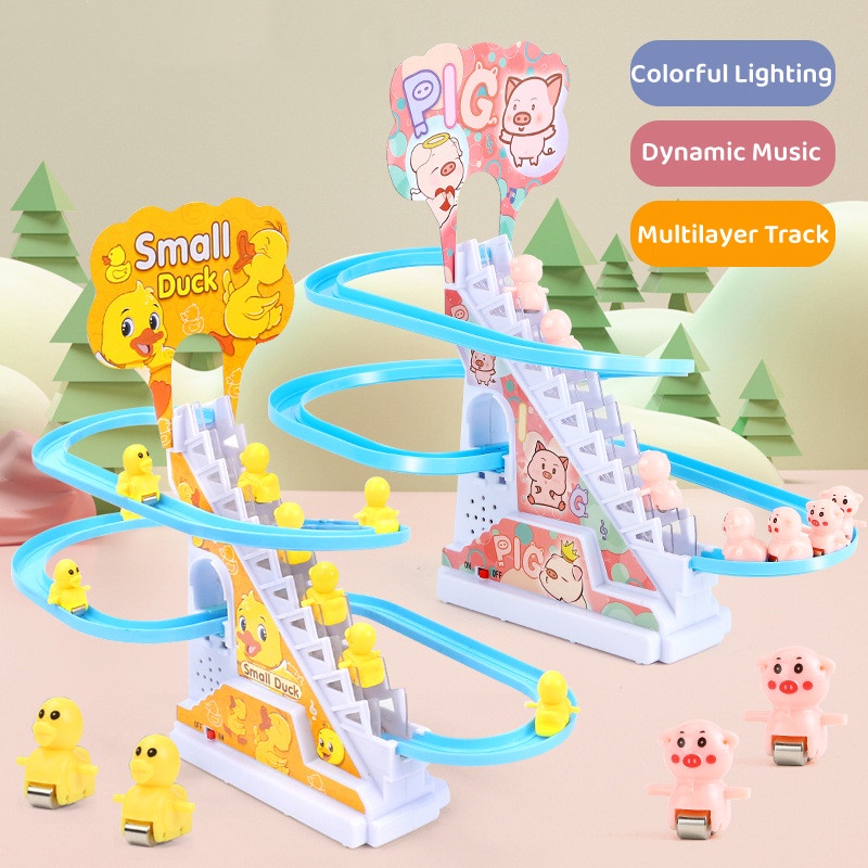 Đồ Chơi Chú Vịt Điện Tử Có Nhạc Và Đèn LED Dễ Thương Cho Bé