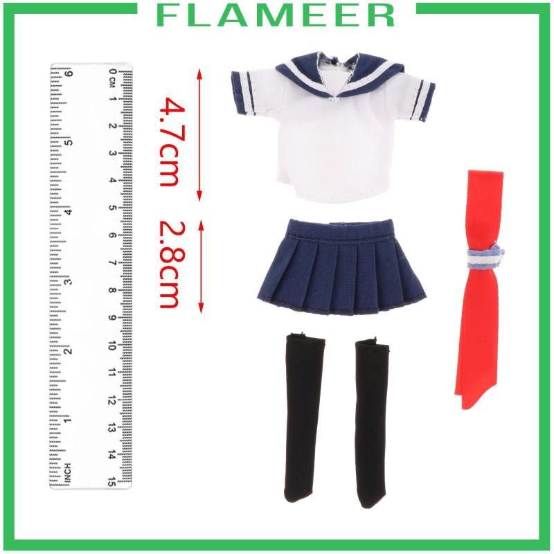 Trang Phục Thời Trang Cho Búp Bê Nữ 6 "Tỷ Lệ 1 / 12