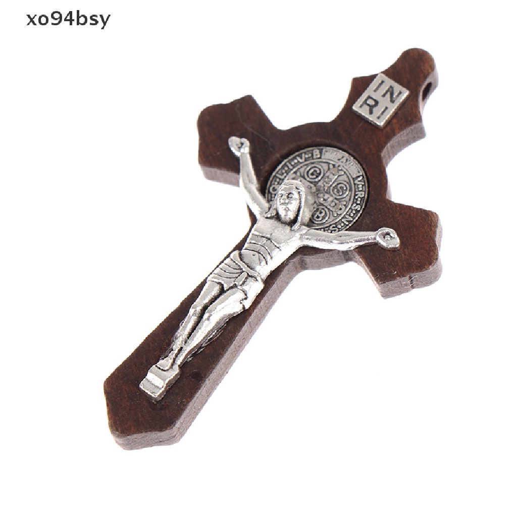 Cây Thánh Giá Bằng Gỗ xo94bsy Jesus Cristo DIY Dùng Làm Trang Sức
