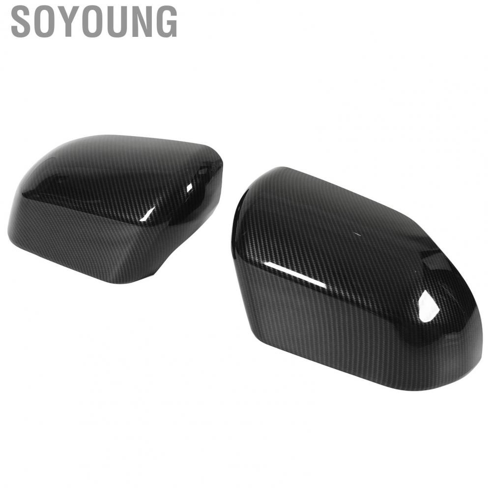 Soyoung Door Mirror Covers Carbon Fiber Style Stylish Decoration Side Caps for XK70 2022 Up