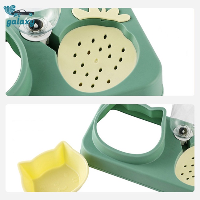 Galaxy Bát Đựng Thức Ăn 3 Trong 1 Chống Nghẹn Cho Thú Cưng