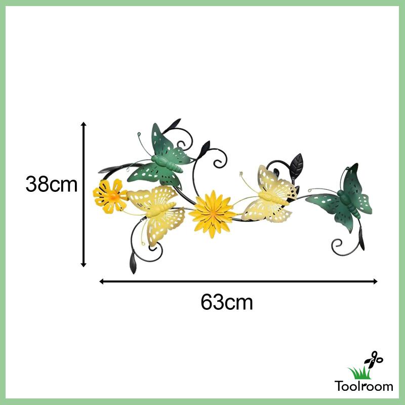 Bươm Bướm Kim Loại Treo Tường Trang Trí Phòng Ngủ / Tiệc Cưới