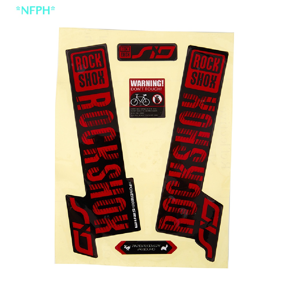 Miếng Đề Can Dán Phuộc Trước Xe Đạp Leo Núi Rock Shox SID Road MTB Mới
