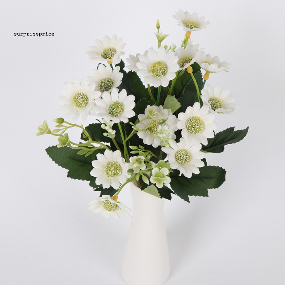 1 Bông Hoa Cúc Nhân Tạo Dùng Cho Trang Trí Tiệc Cưới