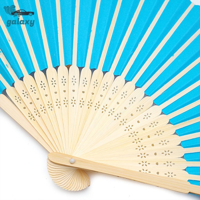 Galaxy Quạt Giấy Xếp Cầm Tay Nhiều Màu Sắc Dùng Làm Đạo Cụ Chụp Ảnh Cô Dâu