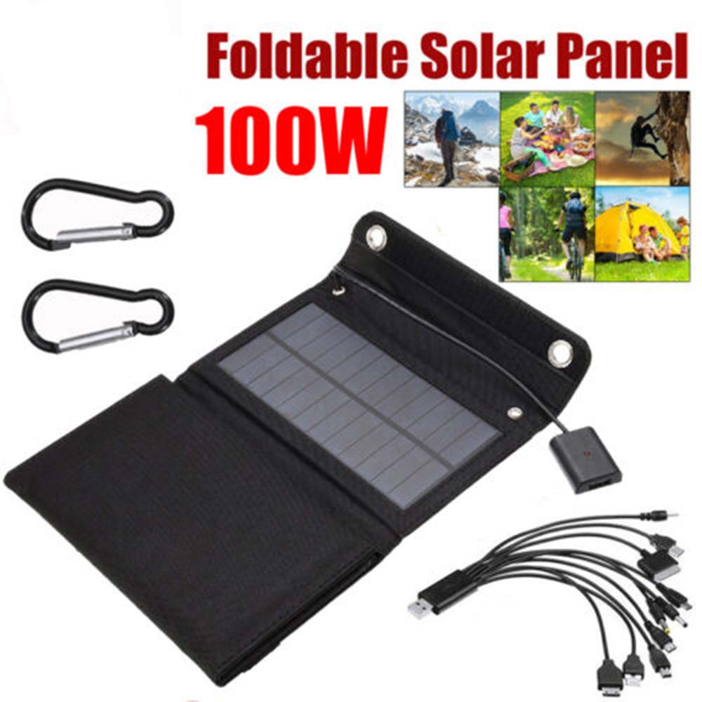  100W high-quality monocrystalline silicon solar panel folding bag 
