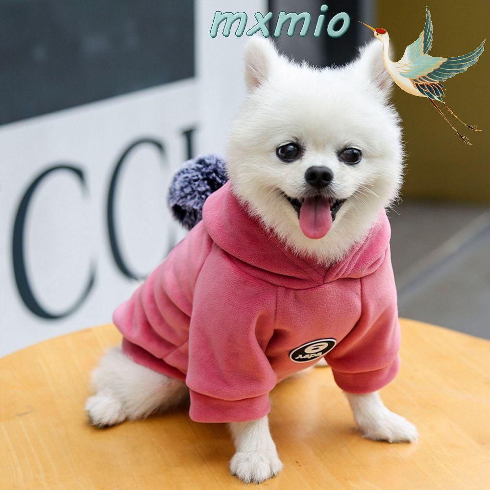 Bộ Đồ Ngủ Vải Cotton Mềm Ấm Áp Có Mũ Trùm Phối Quả Bông Lông Mèo Dễ Thương