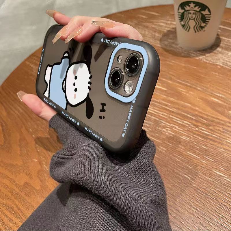 ✅Ốp Điện Thoại Trong Suốt Họa Tiết Chú Cún Dễ Thương Cho Iphone Xr promax / 12 Iphonepro14Plus13 7 LNW3
