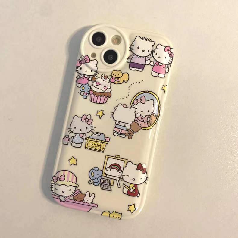 ✅Ốp Điện Thoại Dẻo Trong Suốt Họa Tiết Chú Mèo Dễ Thương Cho Iphonexs Bath plus Play pro / 14KT Apple 7 / / xr1213 / Soft 811 STKG