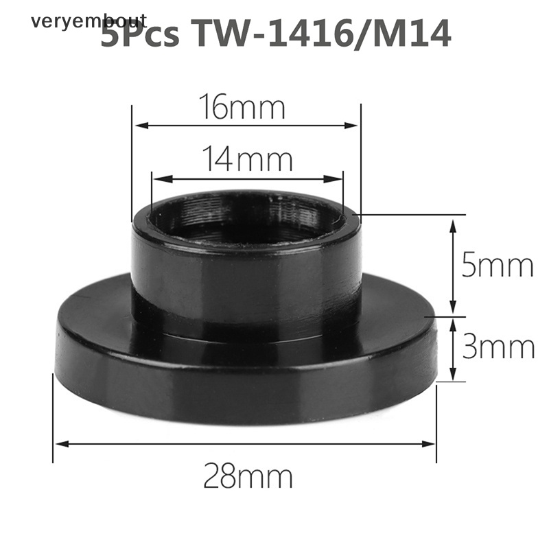 Set 5 / 10 / 20 / 50 / 100 Vòng Đệm Chữ T Bằng Nhựa Cách Nhiệt Đa Năng M3 M4 M5 M6 M8 M10 M12 M14 M16