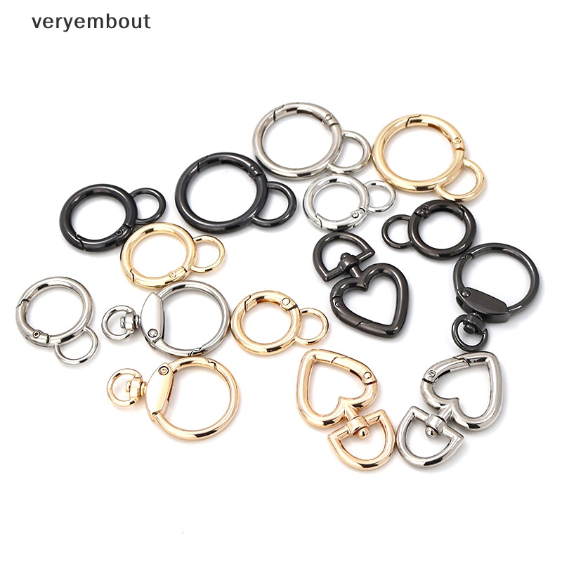 1 Móc Chìa Khóa Bằng Kim Loại DIY Tiện Dụng