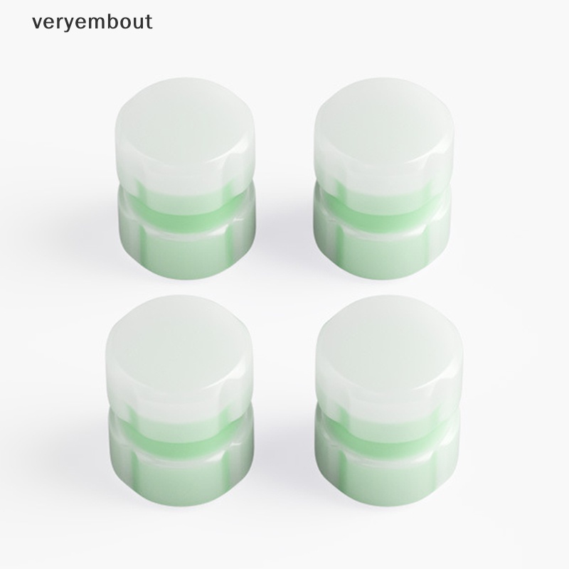 Bộ 4 Nắp Van Dạ Quang Trang Trí Bánh Xe Hơi / Xe Máy Độc Đáo