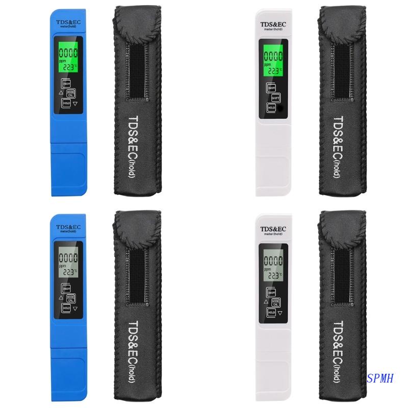 Thiết Bị Kiểm Tra Chất Lượng Nước 3 Trong 1 LCD- TDS &amp; EC