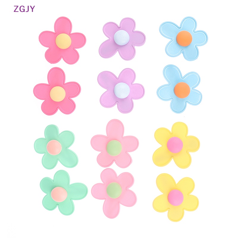 Kẹp Tóc Hoa Màu Kẹo Ngọt Mới