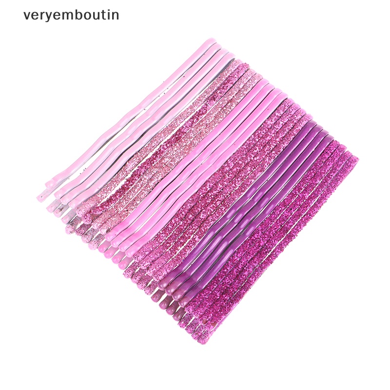 Set 24 Kẹp Tóc Kim Loại Gợn Sóng Thời Trang