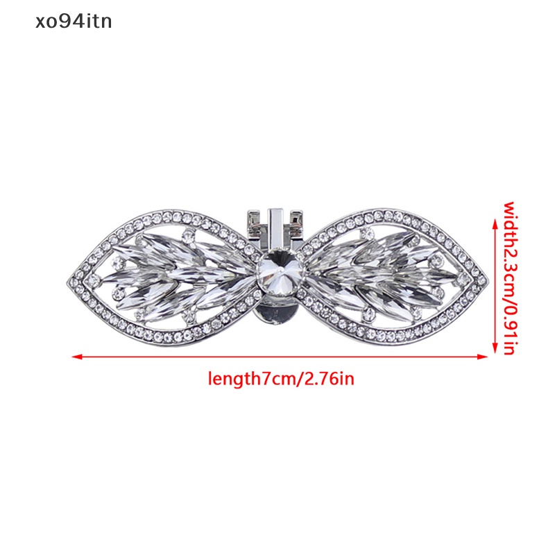 Khóa Kẹp Kim Loại Đính Đá Trang Trí Giày Thời Trang Cho Nữ